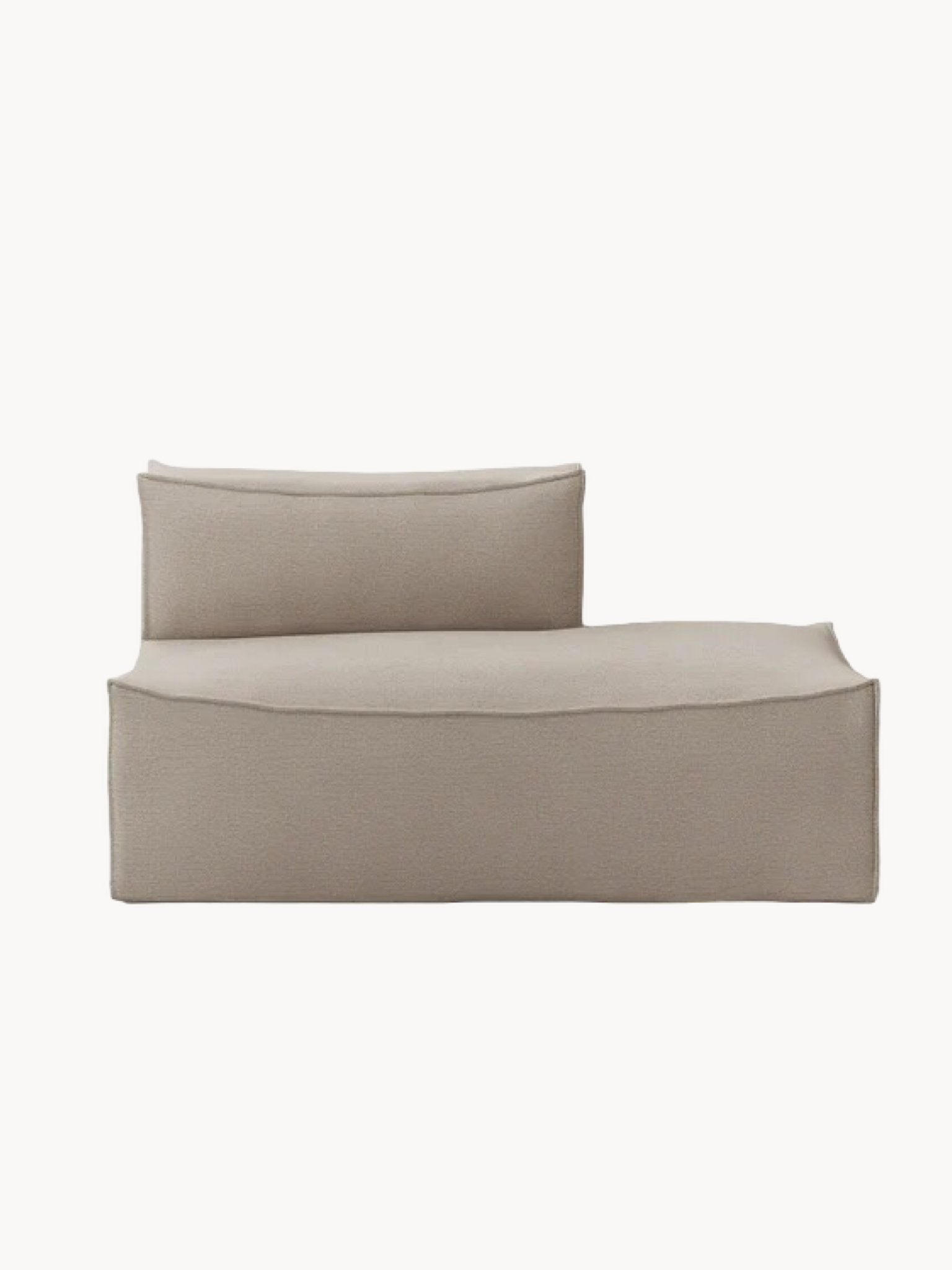 Catena Sofa Open End Right Cotton Linen – Natural | ferm LIVING - Hometerior - ferm LIVING - 