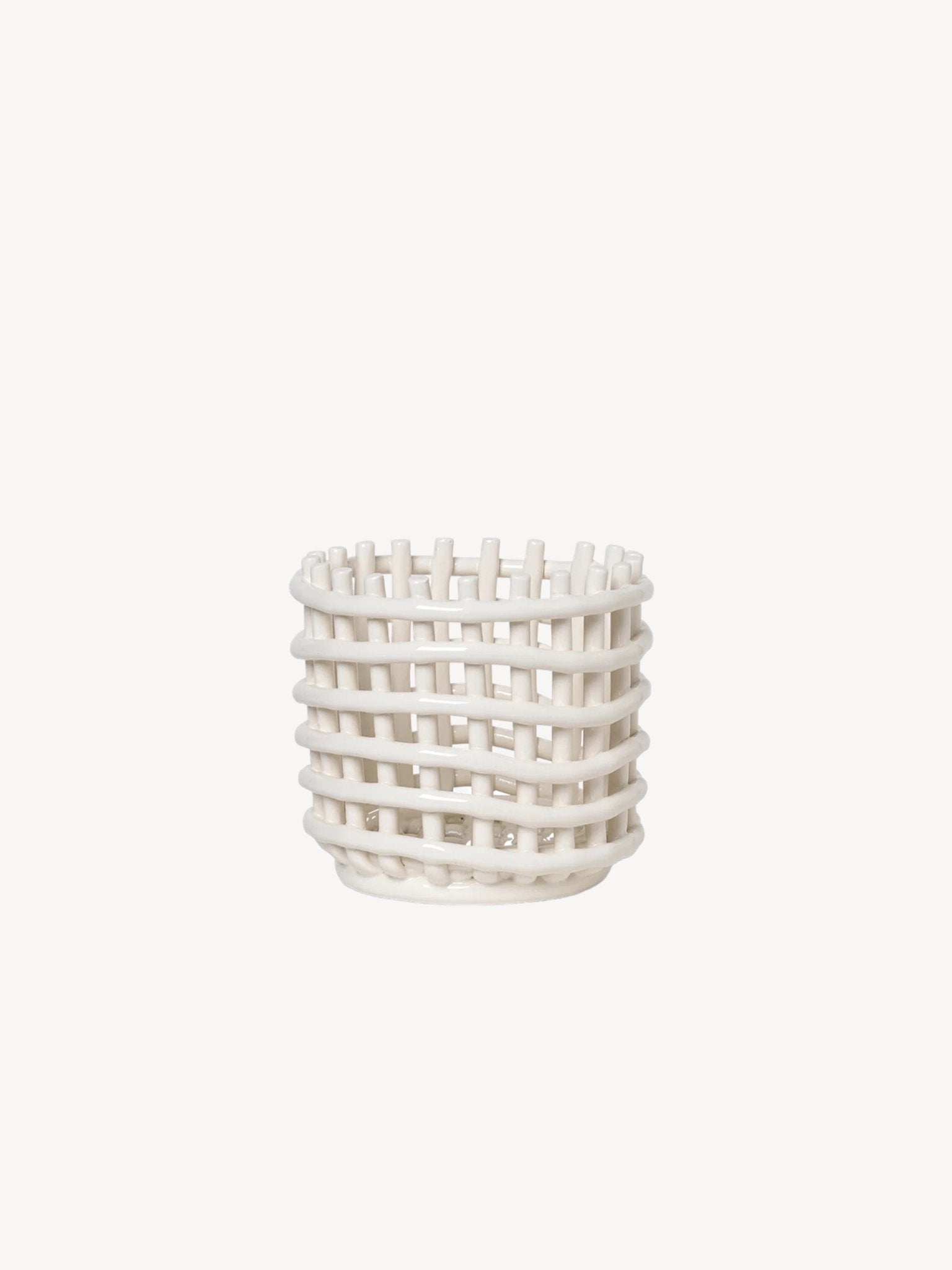 Ceramic Basket - Small | ferm LIVING - Hometerior - ferm LIVING - 