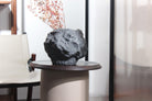 Ceramic vase w. look of rock, trendy natural design. CHU20ZW - Hometerior - Element Accessories - 