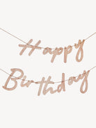 Girlande Happy Birthday Holz | Ginger Ray - Hometerior - Gingerray - 