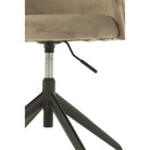 J - Line Chair Turn/Up/Down Velvet Dark Gray - Hometerior - J - Line - J - Line Chair Turn/Up/Down Velvet Dark Gray