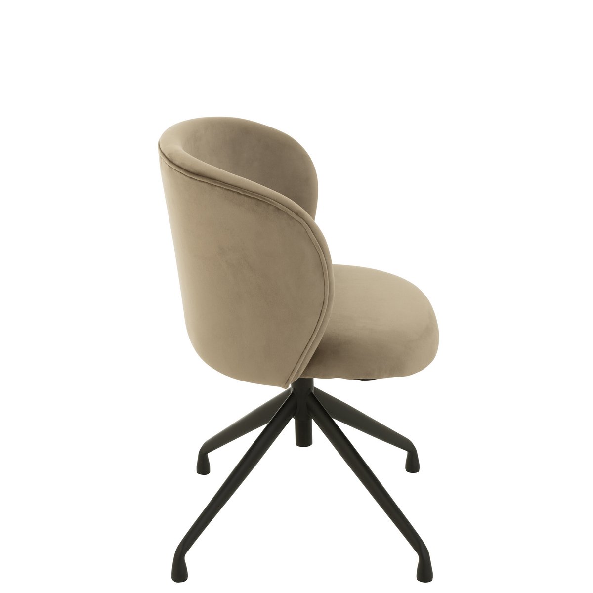 J - Line Chair Turn/Up/Down Velvet Dark Gray - Hometerior - J - Line - J - Line Chair Turn/Up/Down Velvet Dark Gray