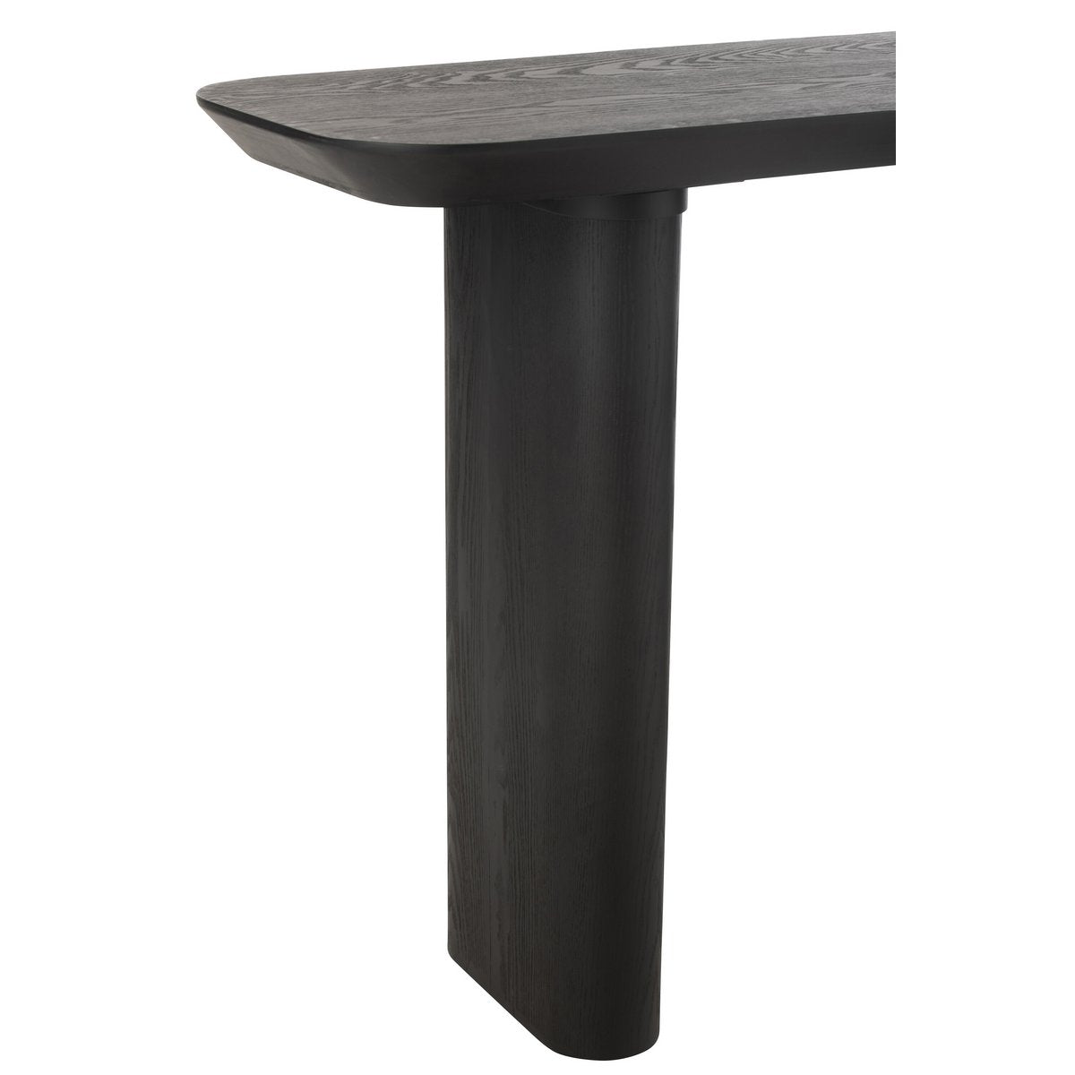 J - Line Console Large Veneer/Fir Wood Black - Hometerior - J - Line - J - Line Console Large Veneer/Fir Wood Black