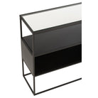 J - Line Console Square Metal/Glass Black - Hometerior - J - Line - J - Line Console Square Metal/Glass Black