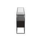 J - Line Console Square Metal/Glass Black - Hometerior - J - Line - J - Line Console Square Metal/Glass Black