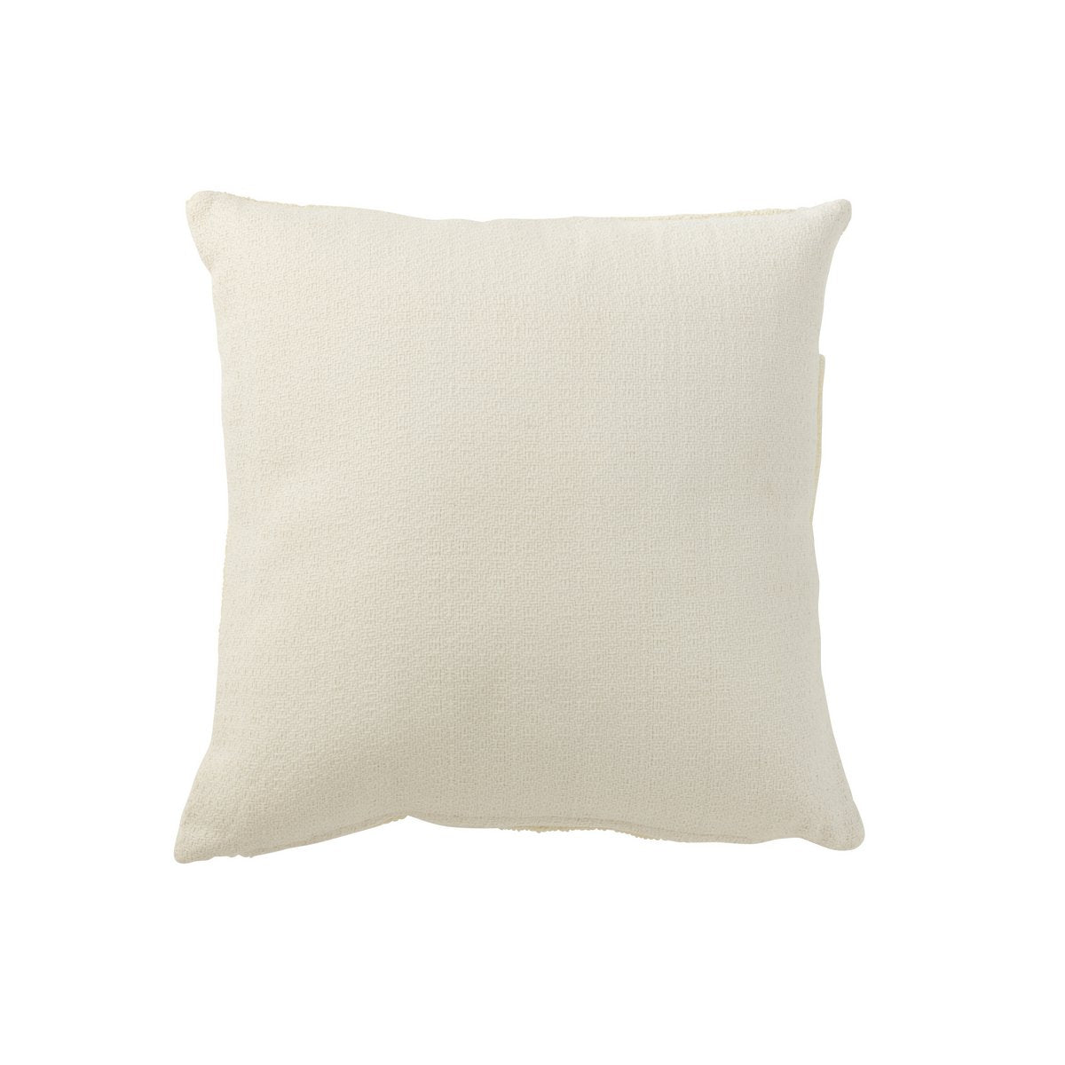 J - Line cushion Geo - textile - white/light yellow - Hometerior - J - Line - J - Line cushion Geo - textile - white/light yellow