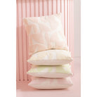 J - Line cushion Geo - textile - white/light yellow - Hometerior - J - Line - J - Line cushion Geo - textile - white/light yellow