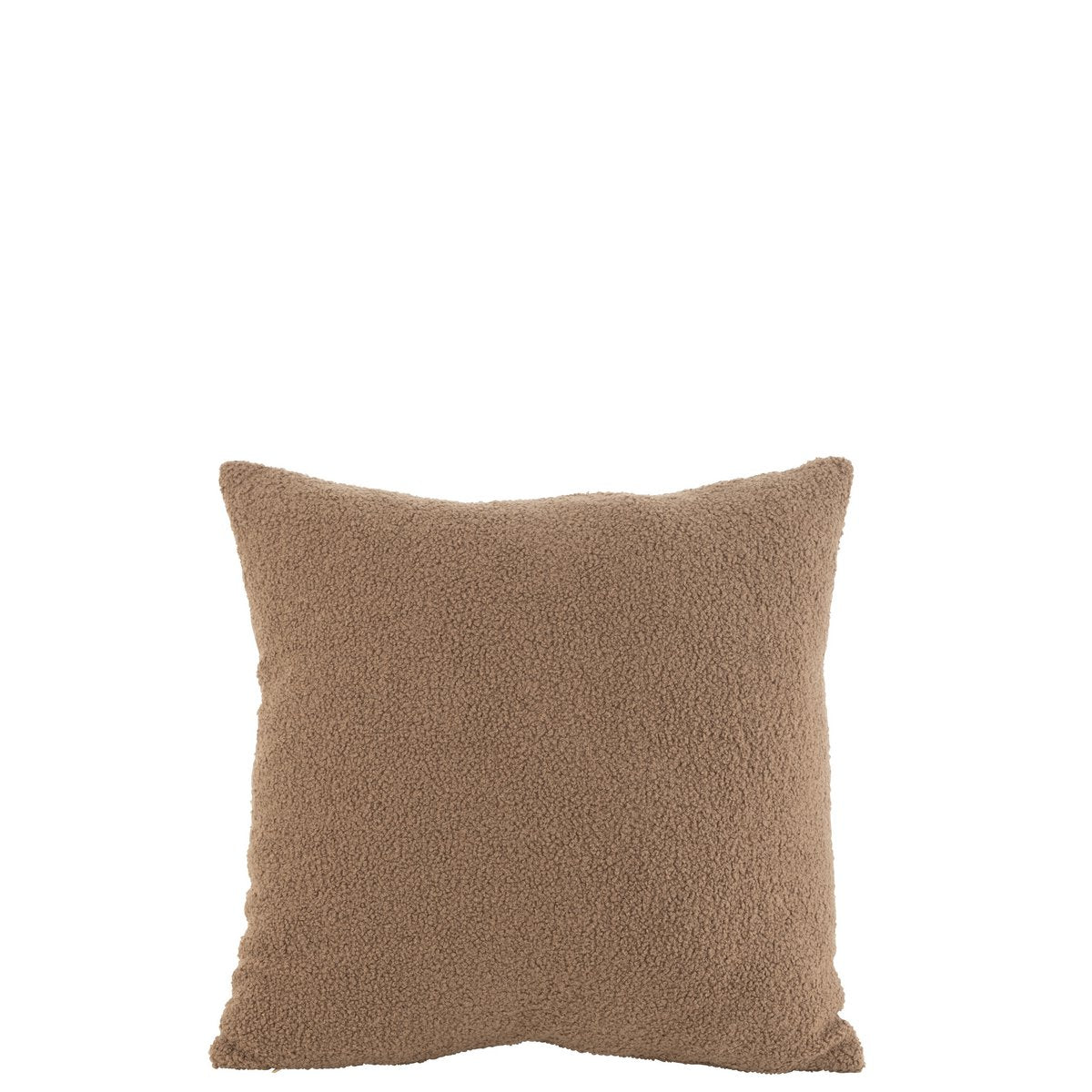 J - Line cushion Teddy Bouclé - polyester - brown - Hometerior - J - Line - J - Line cushion Teddy Bouclé - polyester - brown