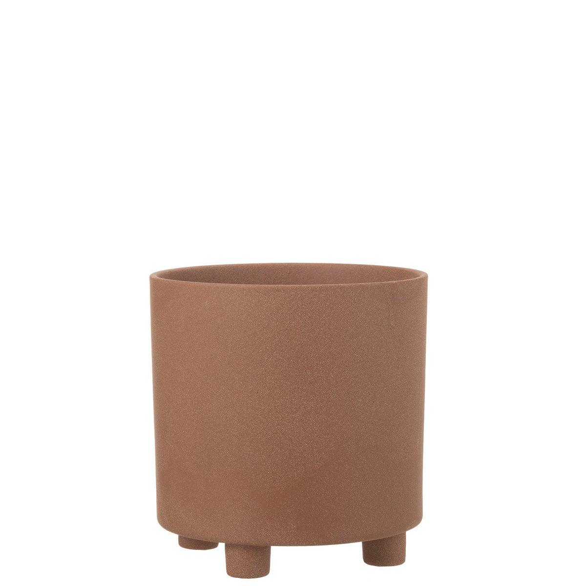 J - Line flower pot Thibault - ceramic - brown - large - Ø 26.50 cm - Hometerior - J - Line - J - Line flower pot Thibault - ceramic - brown - large - Ø 26.50 cm