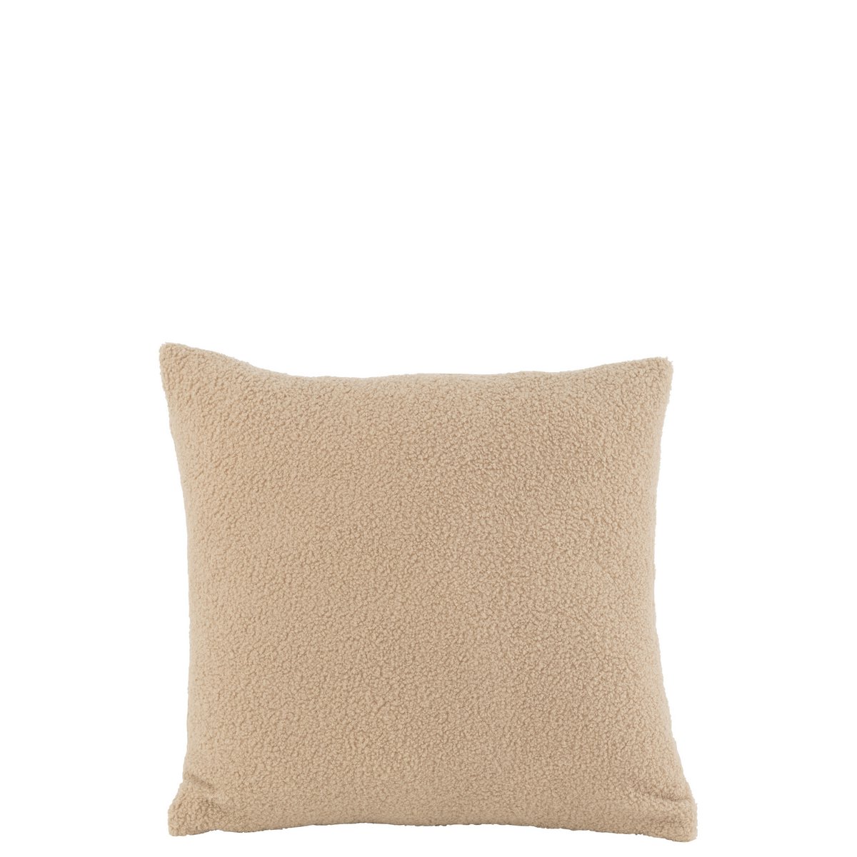 J - Line kussen Teddy Bouclé - polyester - beige - Hometerior - J - Line - J - Line kussen Teddy Bouclé - polyester - beige