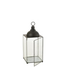 J - Line lantern Hagrid - glass/iron - black - medium - Hometerior - J - Line - J - Line lantern Hagrid - glass/iron - black - medium