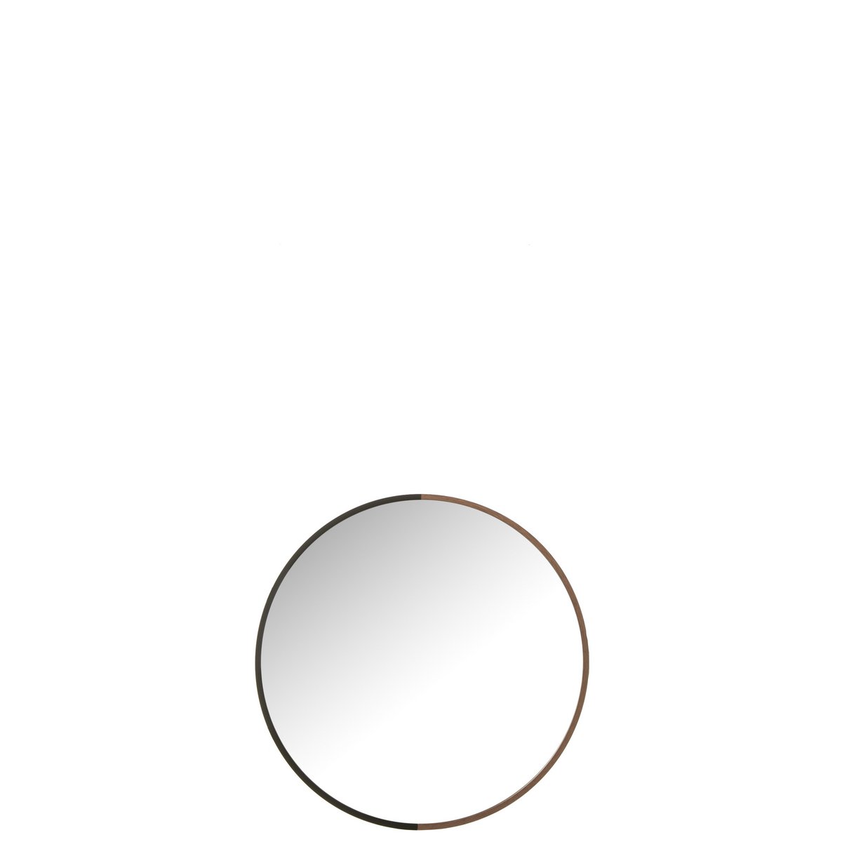 J - Line mirror Round - metal/wood - black - small - Hometerior - J - Line - J - Line mirror Round - metal/wood - black - small