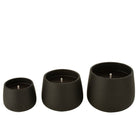 J - Line Outdoor Candle Cement Black Large - 48U - Hometerior - J - Line - J - Line Outdoor Candle Cement Black Large - 48U