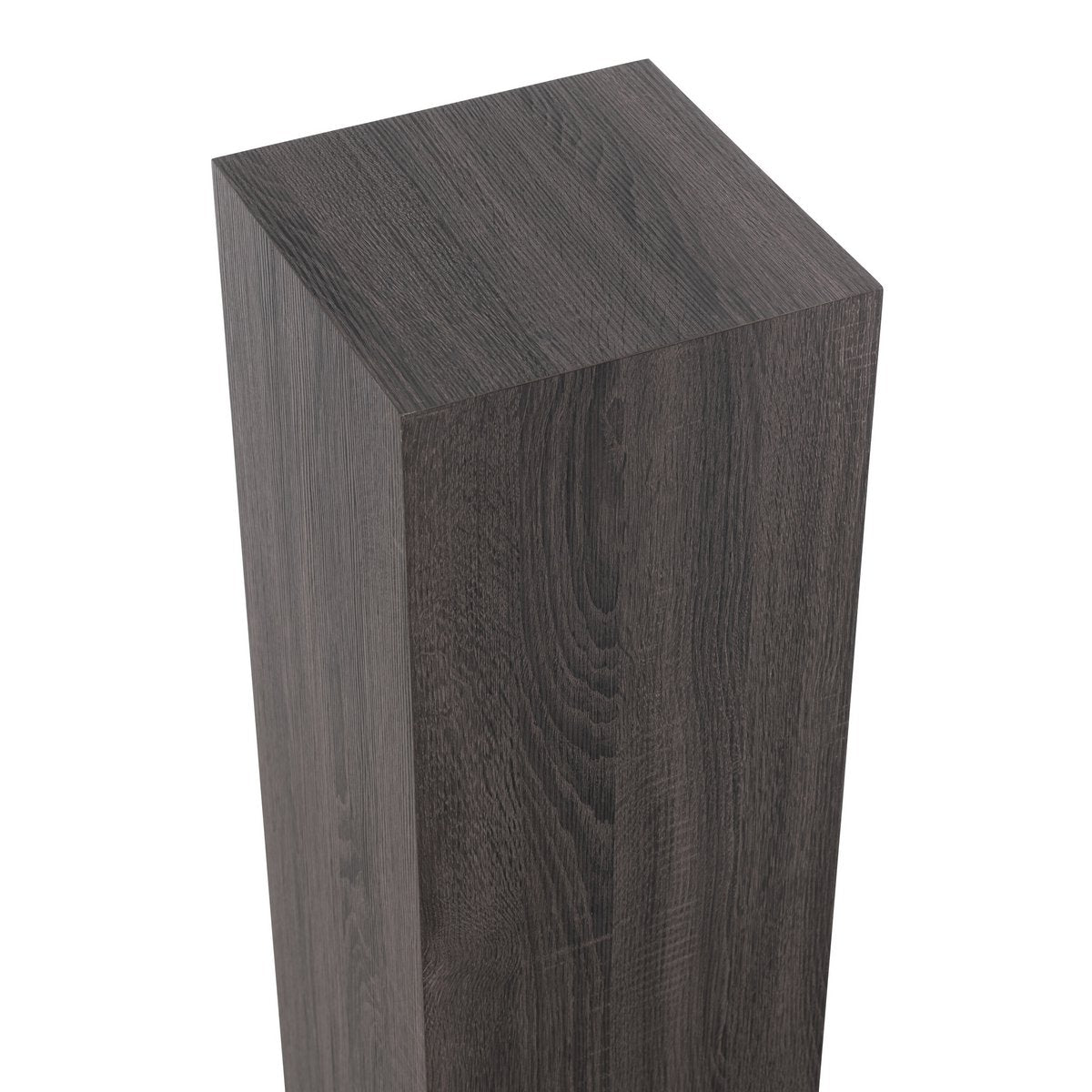 J - Line Plinth Rectangular Gray MDF/Veneer Medium - Hometerior - J - Line - J - Line Plinth Rectangular Gray MDF/Veneer Medium