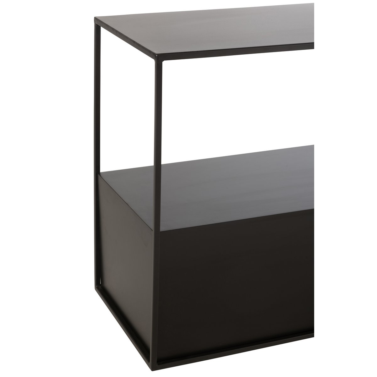 J - Line Side Table Rectangle Metal/MDF Black - Hometerior - J - Line - J - Line Side Table Rectangle Metal/MDF Black