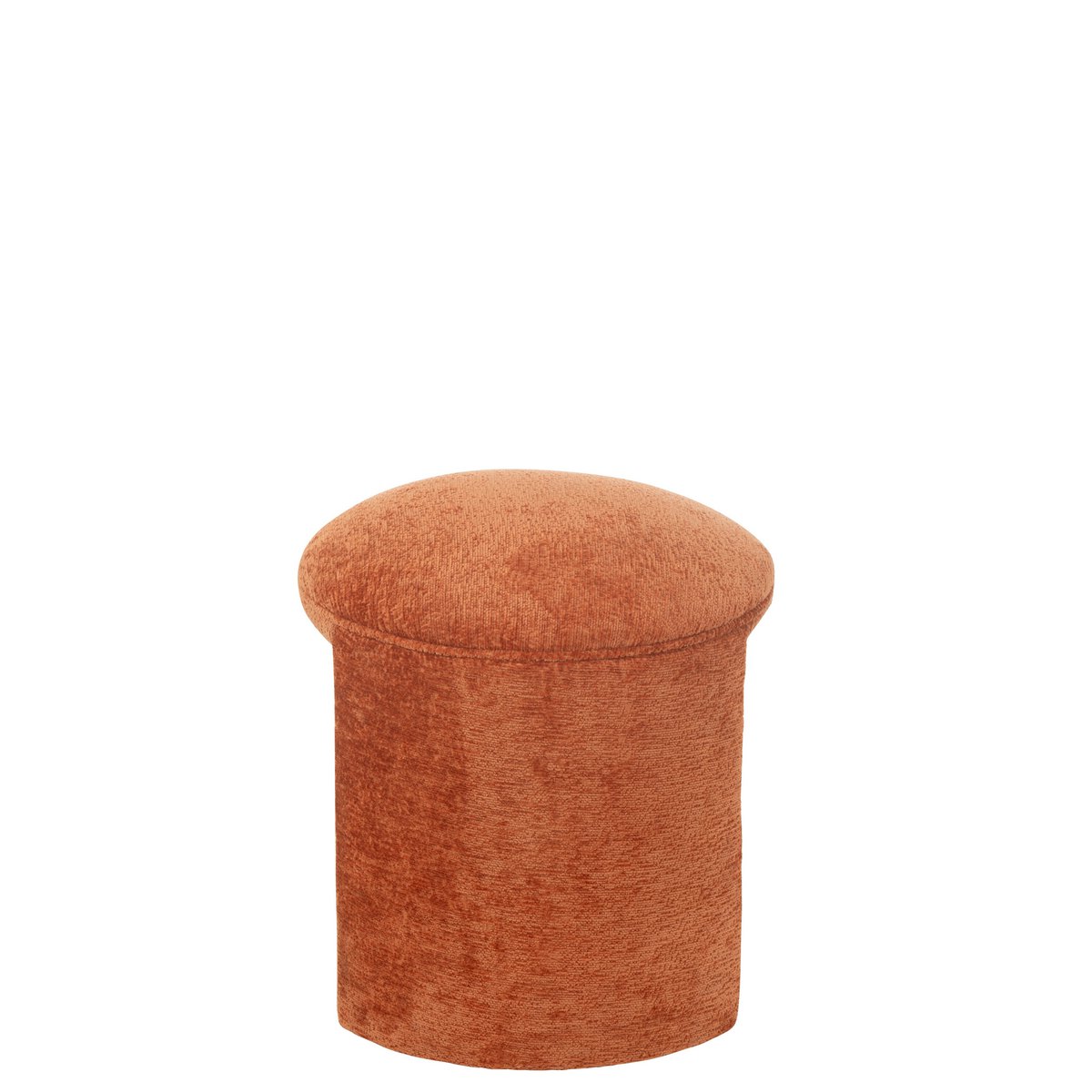 J - Line Stool Round Textile Orange Rust - Hometerior - J - Line - J - Line Stool Round Textile Orange Rust