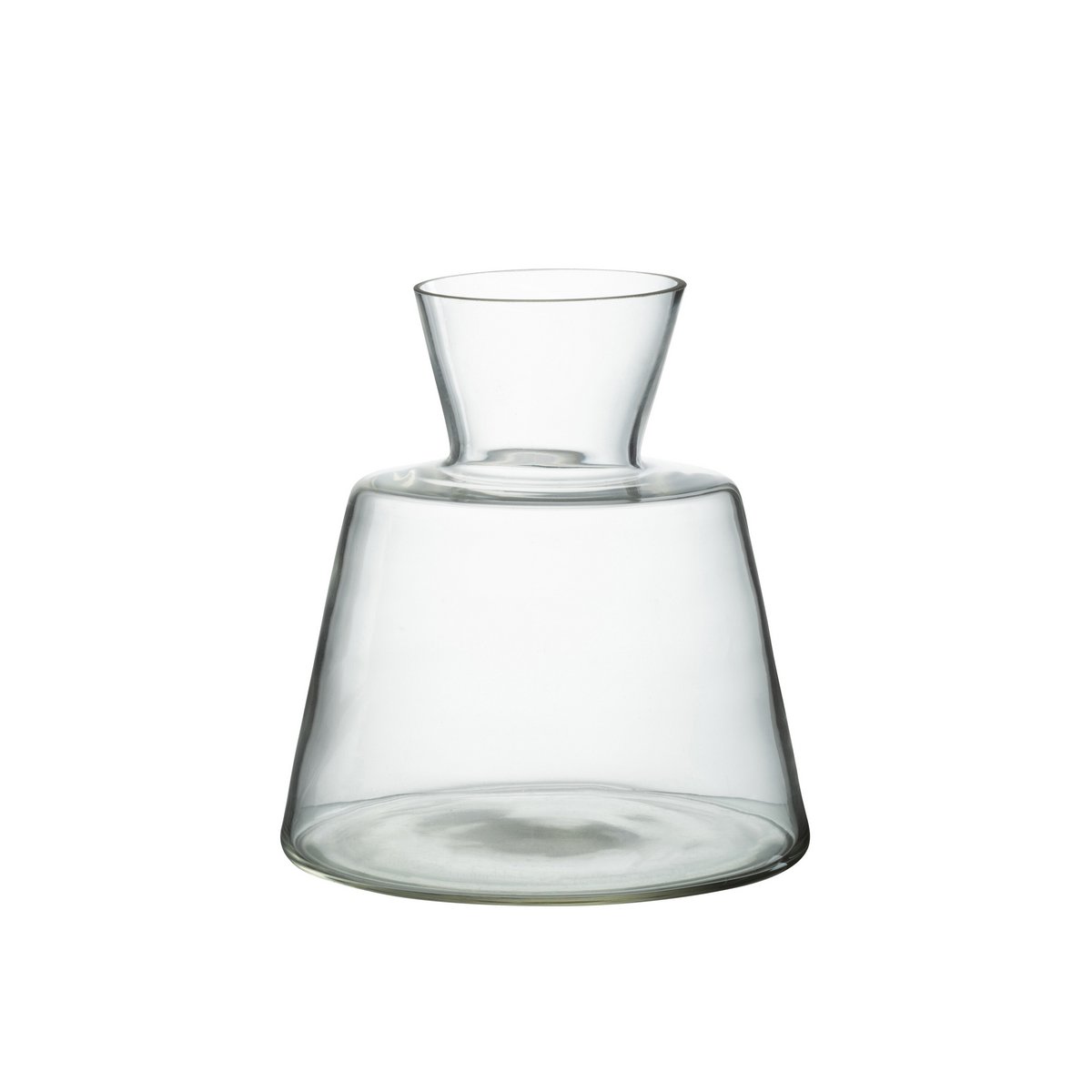 J - Line Vase Conical Glass Transparent Large - Hometerior - J - Line - J - Line Vase Conical Glass Transparent Large