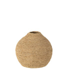 J - Line vase Round - grass - natural - Hometerior - J - Line - J - Line vase Round - grass - natural