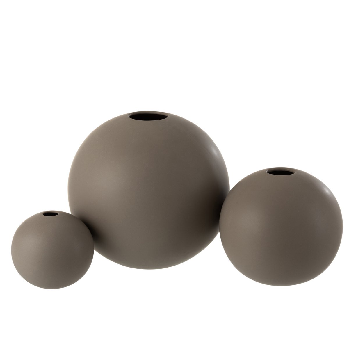 J - Line vase Sphere - ceramic - dark gray - large - 22.50 cm high - Hometerior - J - Line - J - Line vase Sphere - ceramic - dark gray - large - 22.50 cm high