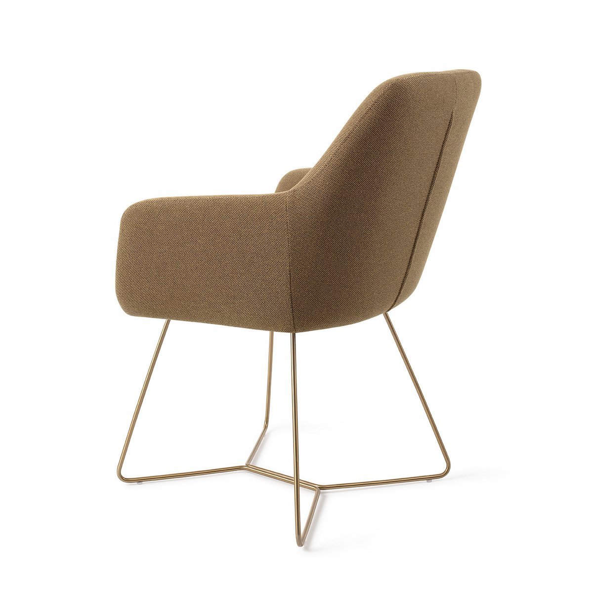 Jesper Home Hiroo Dining room chair Beehive Gold - Hometerior - Jesper Home - Jesper Home Hiroo Dining room chair Beehive Gold