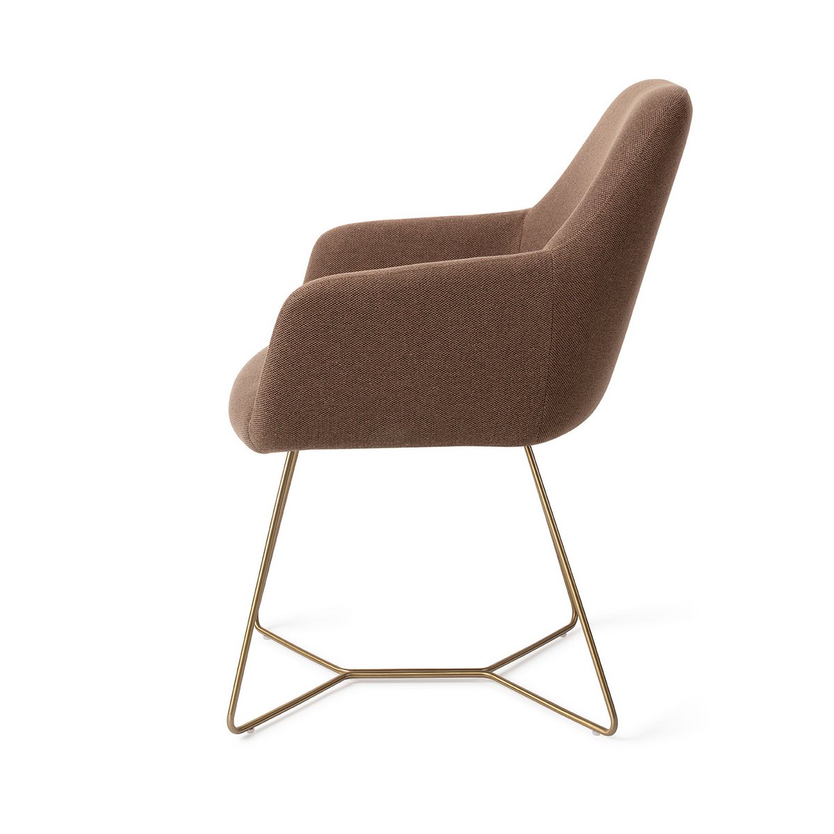 Jesper Home Hiroo Dining room chair Beehive Gold - Hometerior - Jesper Home - Jesper Home Hiroo Dining room chair Beehive Gold