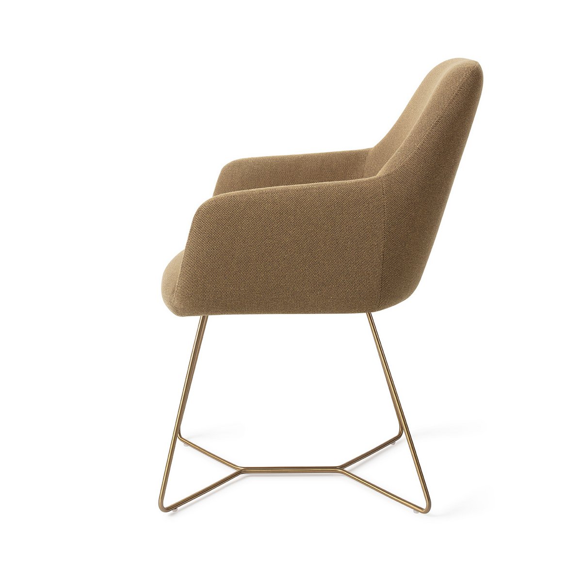 Jesper Home Hiroo Dining room chair Beehive Gold - Hometerior - Jesper Home - Jesper Home Hiroo Dining room chair Beehive Gold