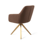 Jesper Home Hiroo Dining room chair Turn Gold - Hometerior - Jesper Home - Jesper Home Hiroo Dining room chair Turn Gold