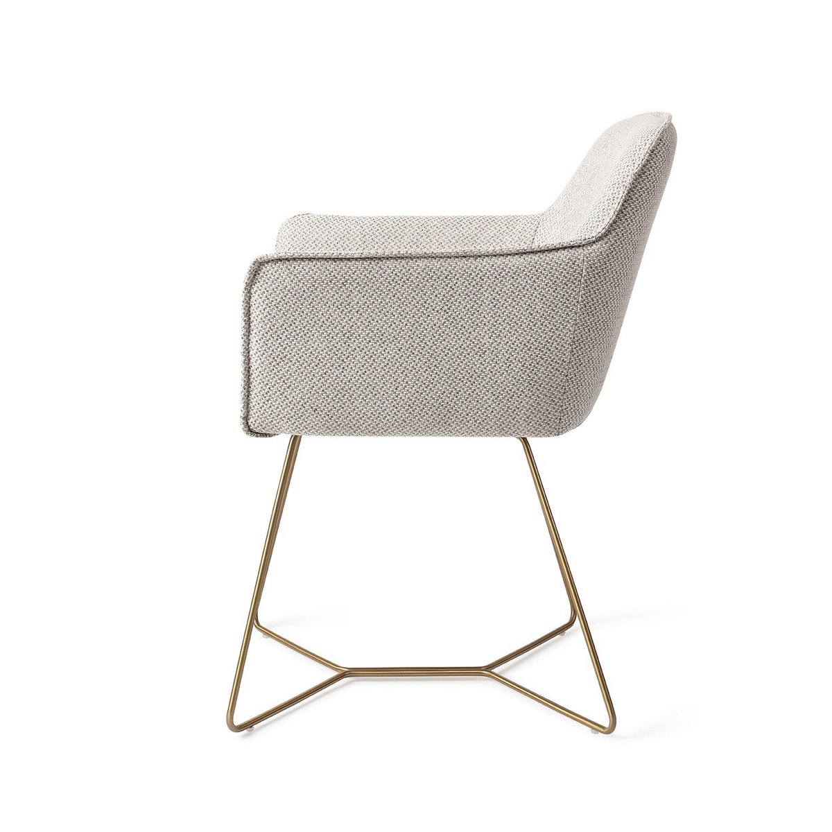 Jesper Home Hofu Dining room chair Beehive Gold - Hometerior - Jesper Home - Jesper Home Hofu Dining room chair Beehive Gold