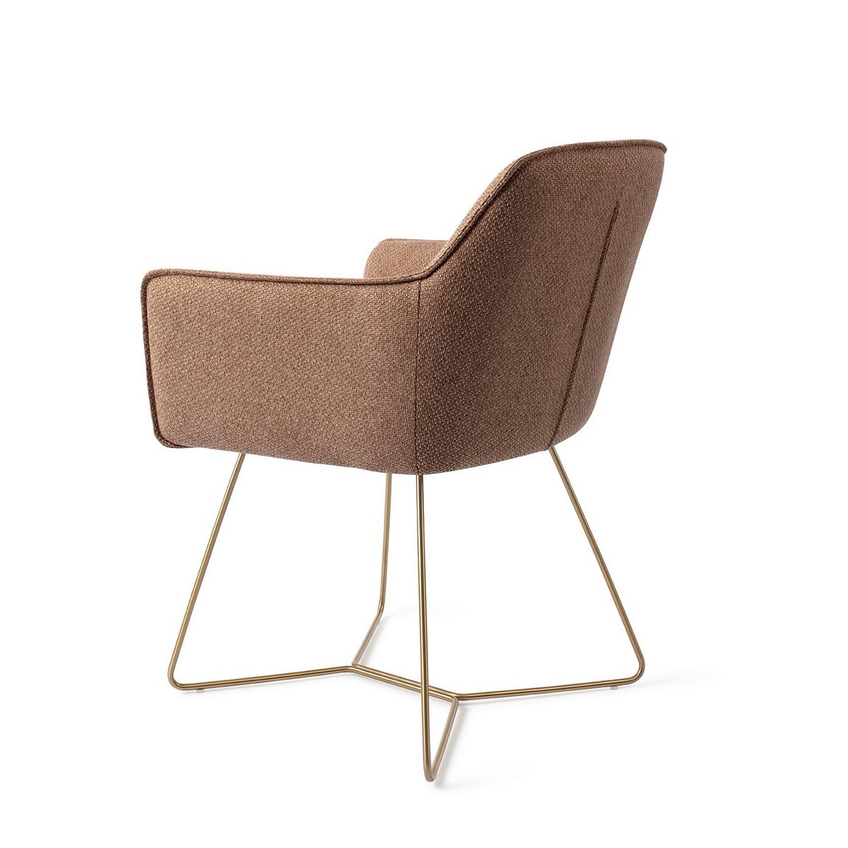 Jesper Home Hofu Dining room chair Beehive Gold - Hometerior - Jesper Home - Jesper Home Hofu Dining room chair Beehive Gold