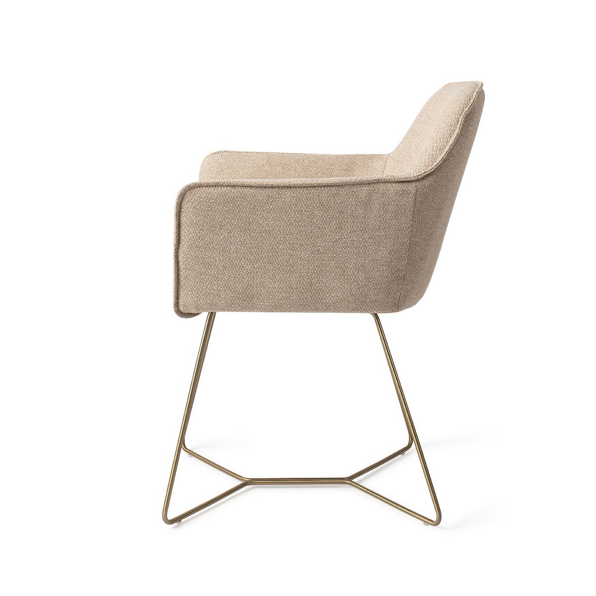 Jesper Home Hofu Dining room chair Beehive Gold - Hometerior - Jesper Home - Jesper Home Hofu Dining room chair Beehive Gold