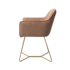 Jesper Home Hofu Dining room chair Beehive Gold - Hometerior - Jesper Home - Jesper Home Hofu Dining room chair Beehive Gold