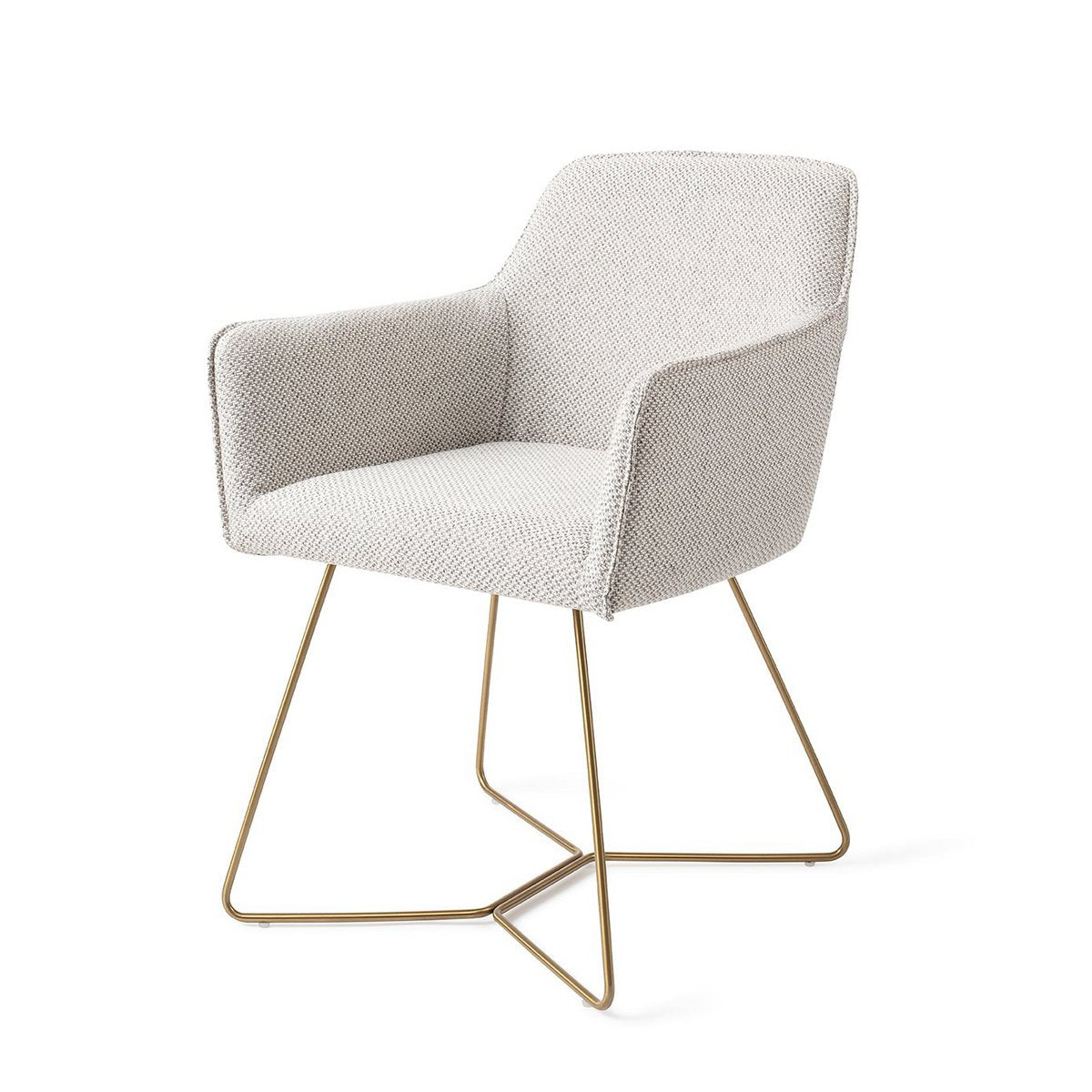 Jesper Home Hofu Dining room chair Beehive Gold - Hometerior - Jesper Home - Jesper Home Hofu Dining room chair Beehive Gold