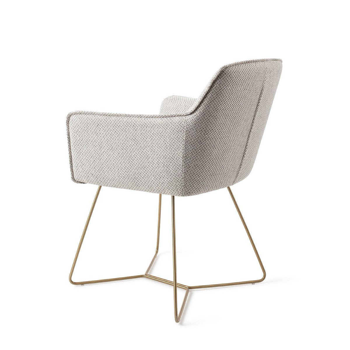 Jesper Home Hofu Dining room chair Beehive Gold - Hometerior - Jesper Home - Jesper Home Hofu Dining room chair Beehive Gold