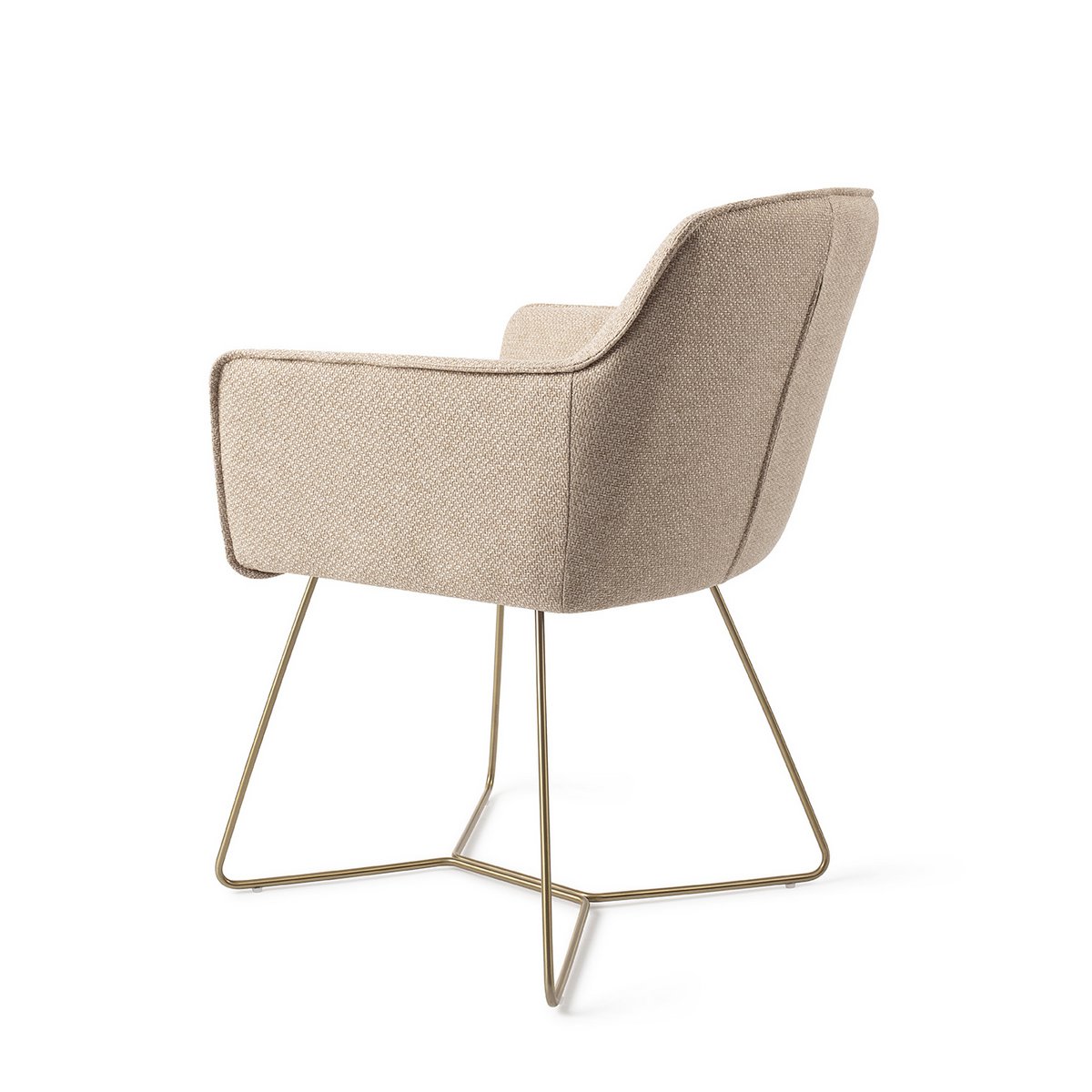 Jesper Home Hofu Dining room chair Beehive Gold - Hometerior - Jesper Home - Jesper Home Hofu Dining room chair Beehive Gold