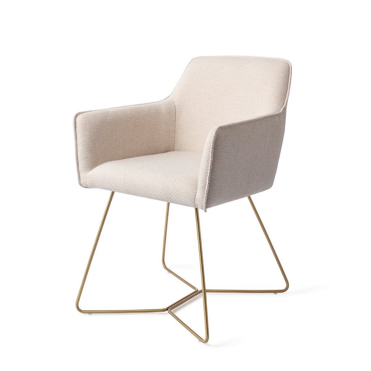 Jesper Home Hofu Dining room chair Beehive Gold - Hometerior - Jesper Home - Jesper Home Hofu Dining room chair Beehive Gold