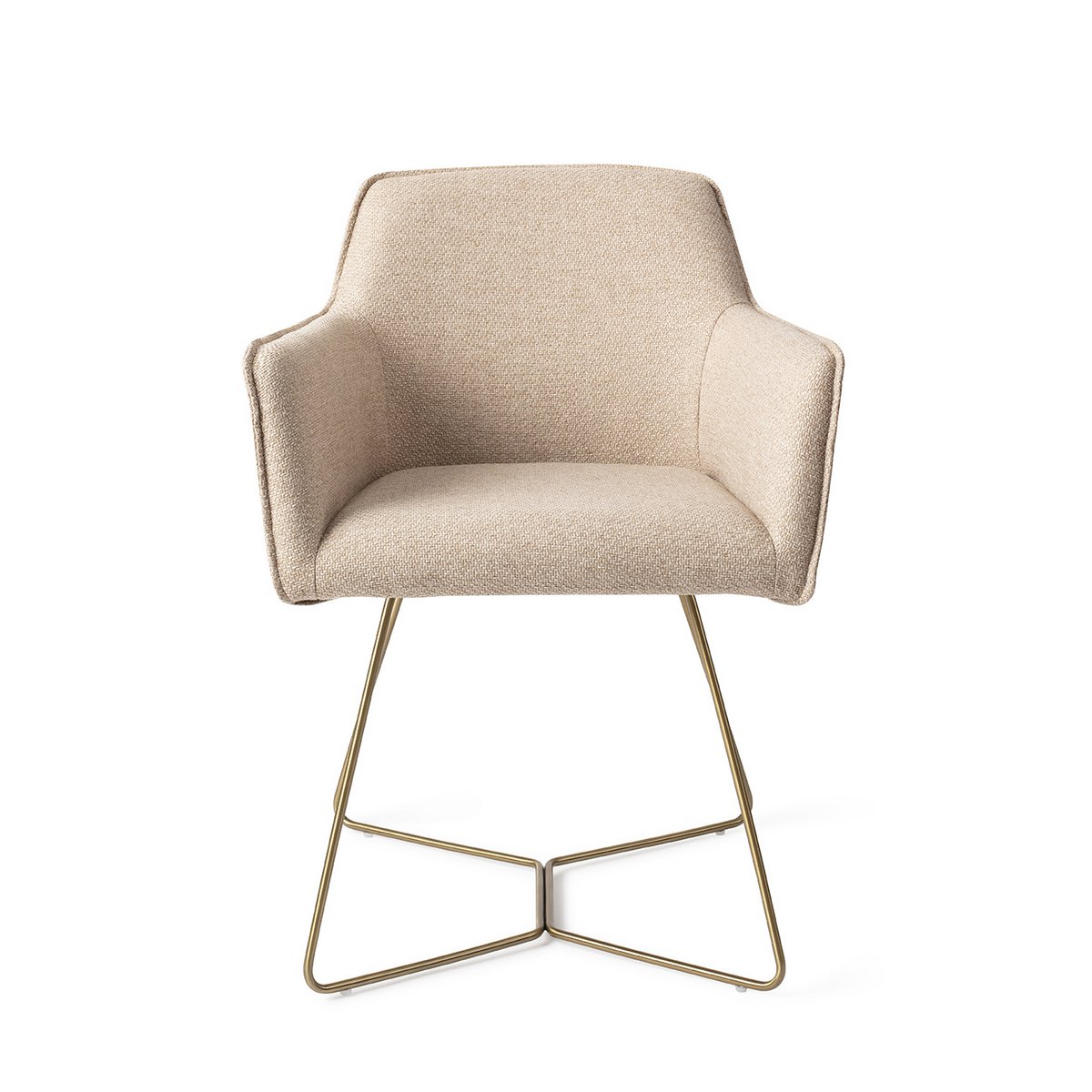 Jesper Home Hofu Dining room chair Beehive Gold - Hometerior - Jesper Home - Jesper Home Hofu Dining room chair Beehive Gold