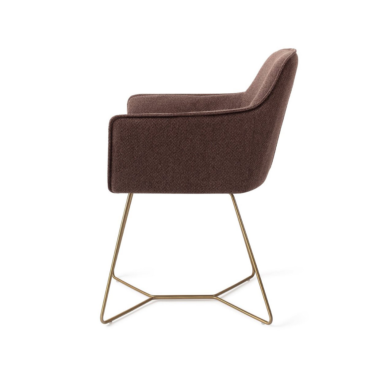 Jesper Home Hofu Dining room chair Beehive Gold - Hometerior - Jesper Home - Jesper Home Hofu Dining room chair Beehive Gold