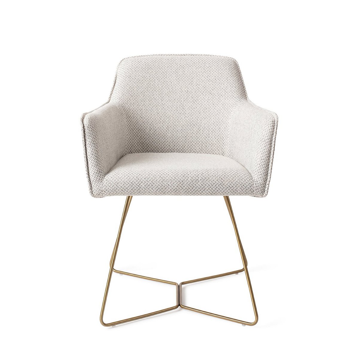 Jesper Home Hofu Dining room chair Beehive Gold - Hometerior - Jesper Home - Jesper Home Hofu Dining room chair Beehive Gold