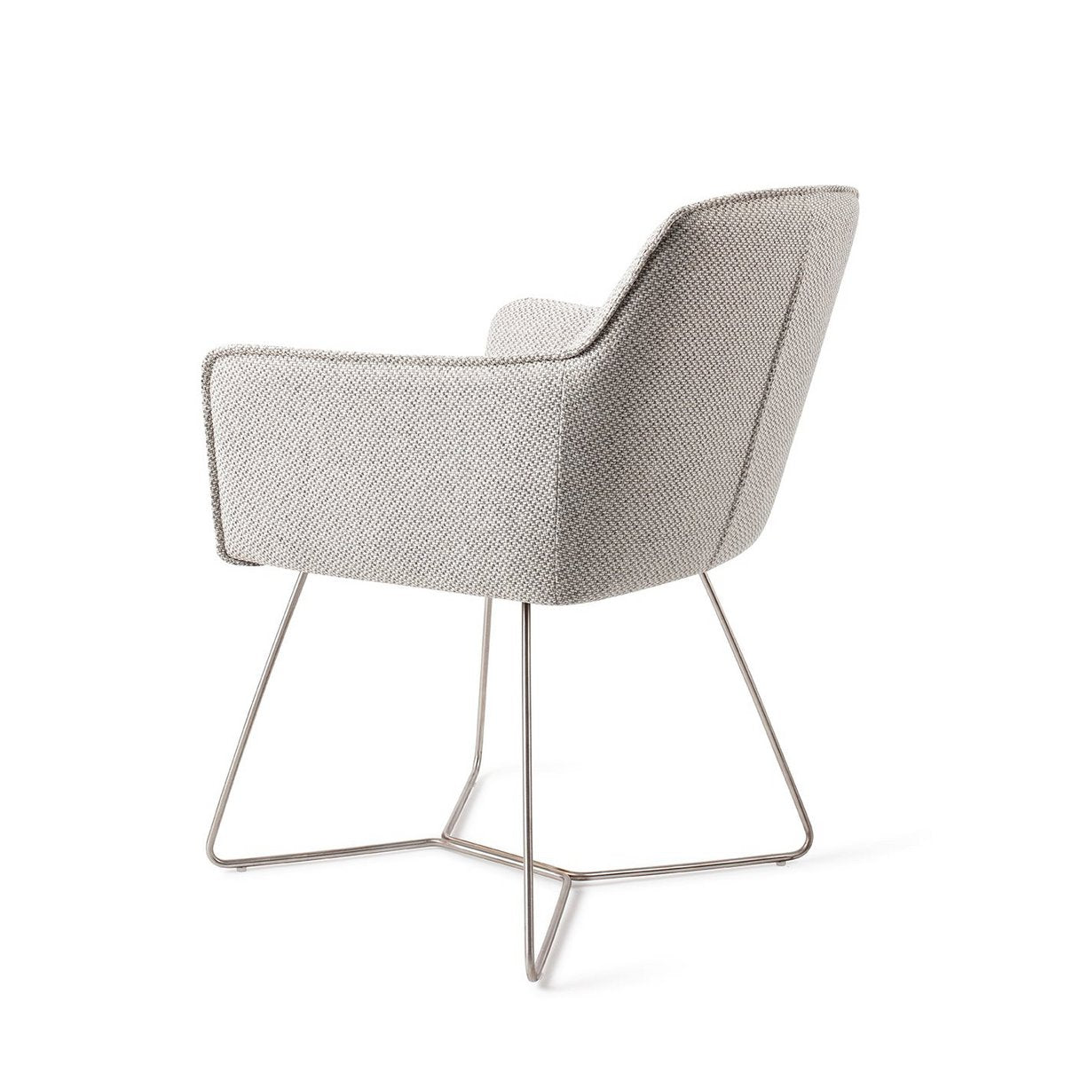 Jesper Home Hofu Dining room chair Beehive Steel - Hometerior - Jesper Home - Jesper Home Hofu Dining room chair Beehive Steel