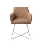 Jesper Home Hofu Dining room chair Cross Steel - Hometerior - Jesper Home - Jesper Home Hofu Dining room chair Cross Steel