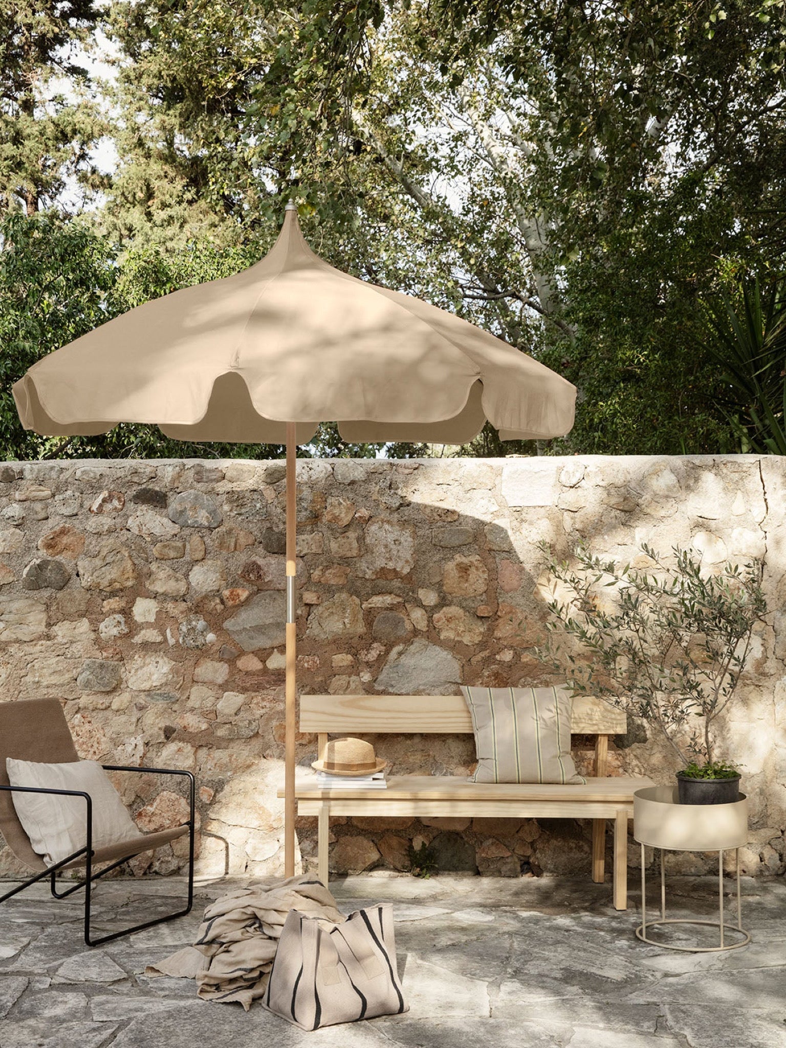 Lull Umbrella Sonnenschirm | ferm LIVING - Hometerior - ferm LIVING - 