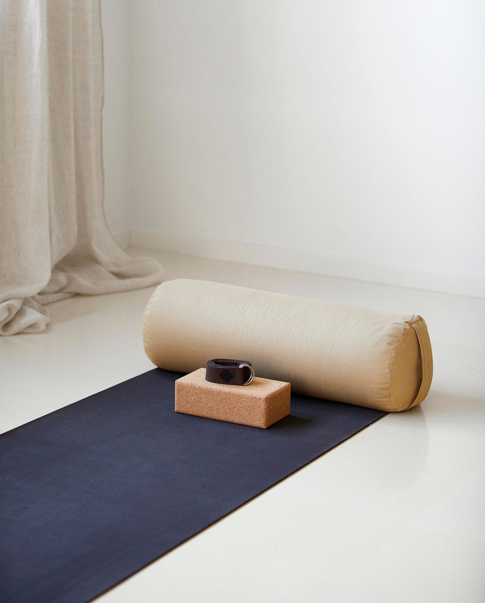 Nordal A/S YOGA bolster, large, round, beige - Hometerior - Nordal A/S - 