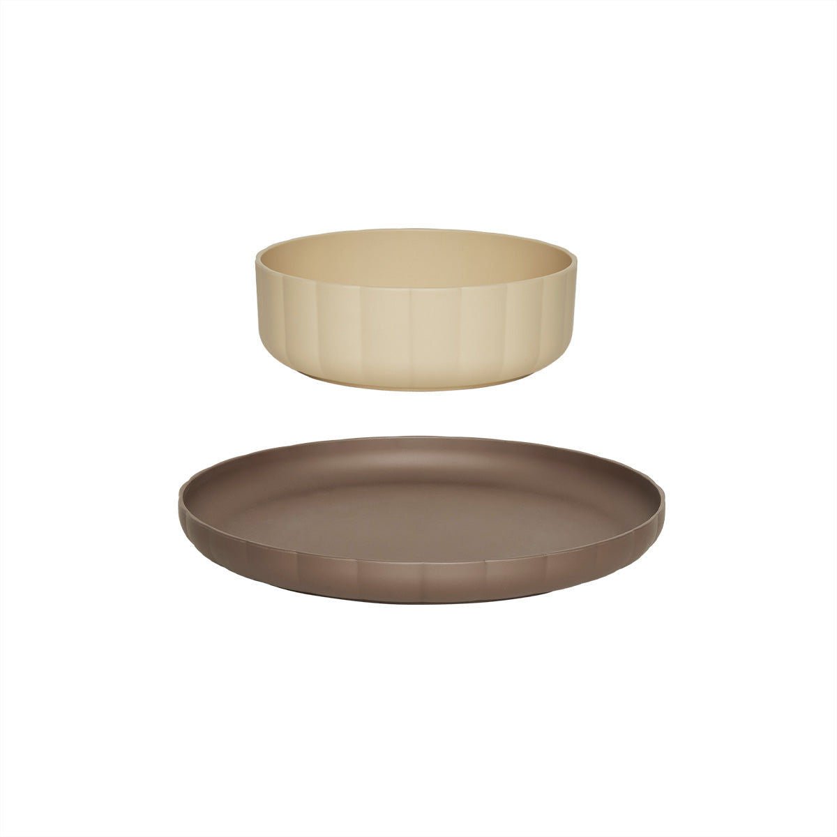 OYOY MINI Pullo Plate & Bowl - Set of 2 - Hometerior - OYOY MINI - 