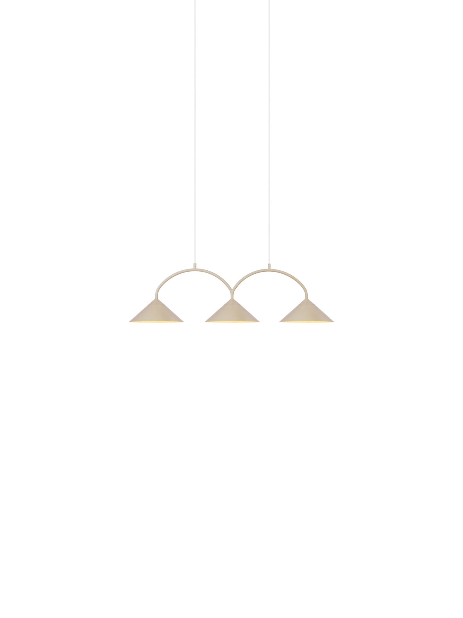 PENDANT CURVE 3 BEIGE | GLOBEN LIGHTING - Hometerior - Globen Lighting - 