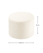 WigiWama Cream White Pouffe - Hometerior - WigiWama - 