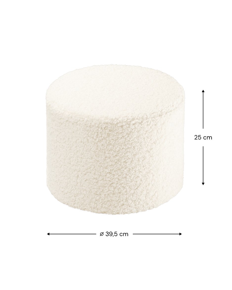 WigiWama Cream White Pouffe - Hometerior - WigiWama - 